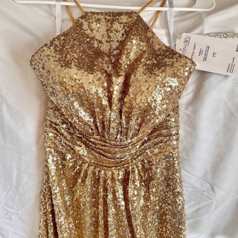 Gorgeous Gold Sequin Gown